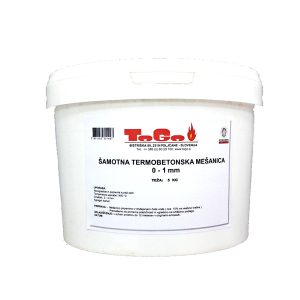 Šamotna termobetonska mešanica 0 – 1 mm
